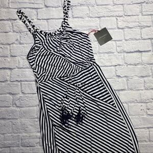 NEW Cynthia Rowley New York Striped Maxi
